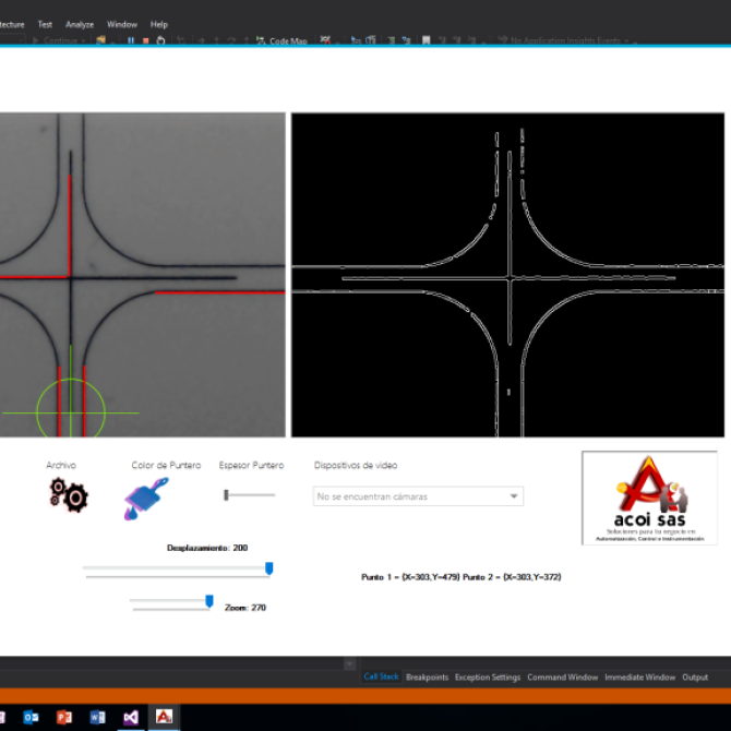 Software para Alineación sistemas de corte