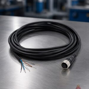 CABLES M12, 5 PINES PARA SENSOR Y FOTO CELDA