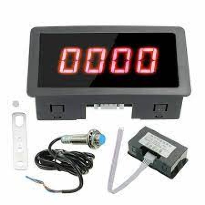 INDICADOR DE RPM DIGITAL CF5135C-Z + SENSOR INDUCTIVO SJA12-10N1