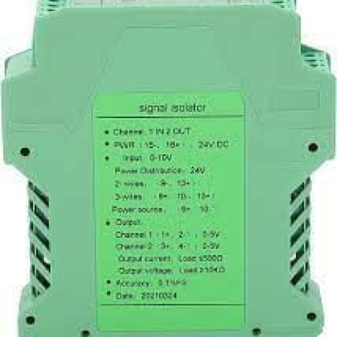 AISLADOR DE SEÑAL ISO9001