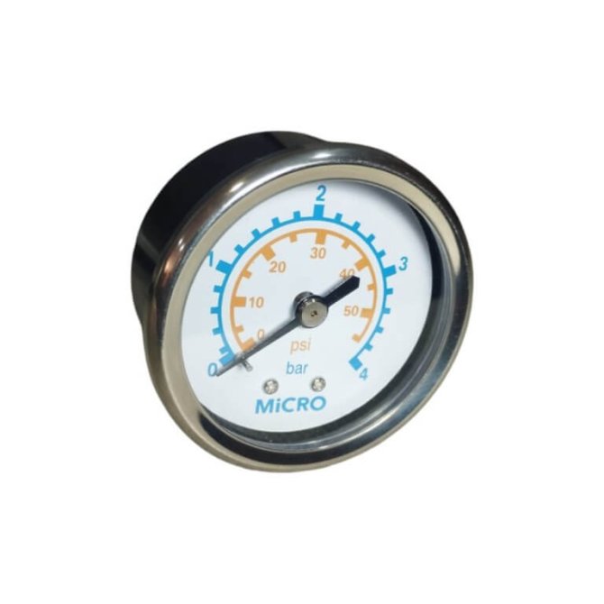 Manómetro Ø 50mm p/tablero R1/8” (0…4 bar)